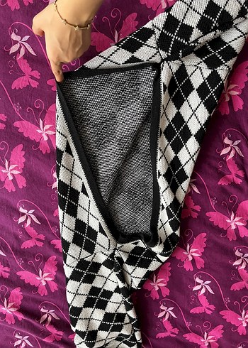 Defacto kadın dama desen bolero - Görsel 5