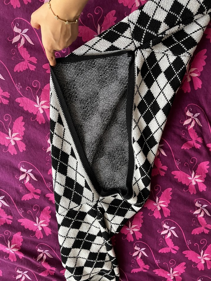 Defacto kadın dama desen bolero - Görsel 5