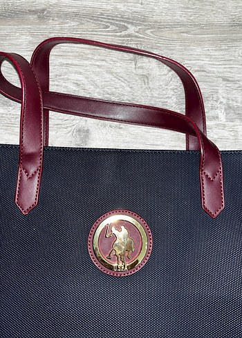 Bordo Deri Fermuarlı Kadın Çanta - Görsel 2