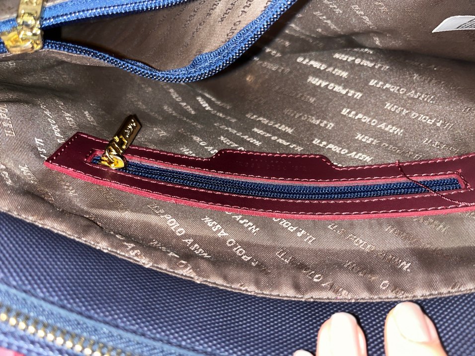 Bordo Deri Fermuarlı Kadın Çanta - Görsel 5