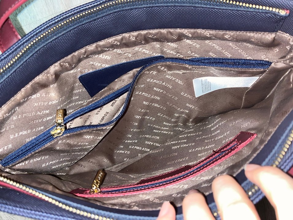 Bordo Deri Fermuarlı Kadın Çanta - Görsel 4