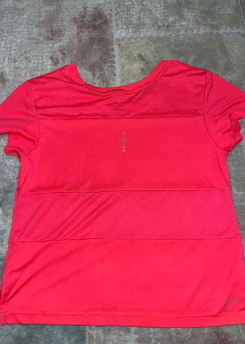 Pembe Kısa Kollu Nike Spor Tişört - Görsel 5