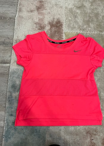 Pembe Kısa Kollu Nike Spor Tişört - Görsel 2