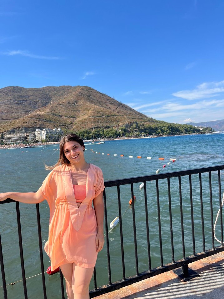 Şeffaf Mini Pembe Kadın Pareo - Görsel 3