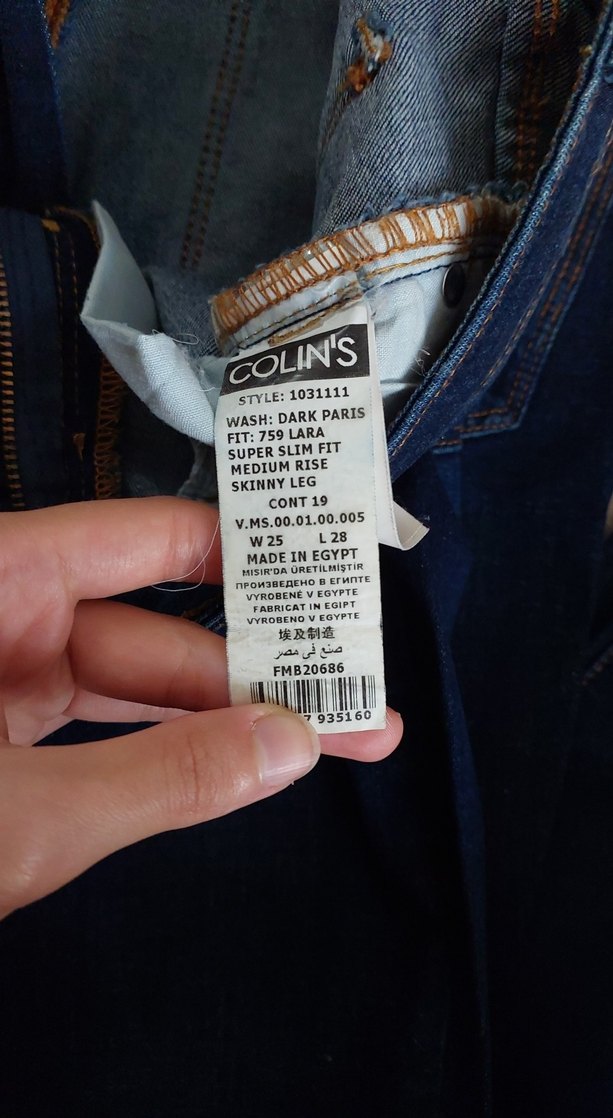 Kadın Lacivert Regular Fit Denim Pantolon - Görsel 3