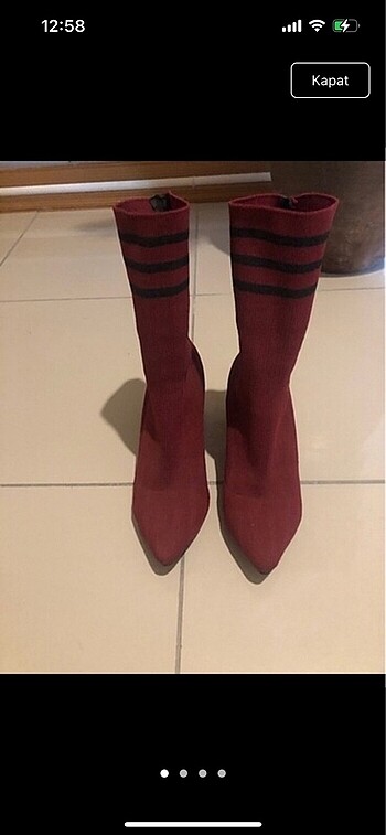 36 Beden bordo Renk Bez bot