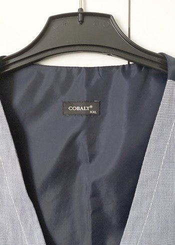 xxl Beden Lacivert Denim Düğmeli Erkek Yelek