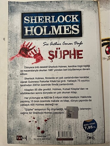  Sherlock holmes kitapları