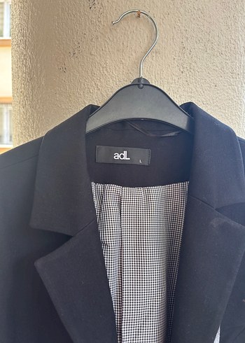 Siyah Kadın Düğmeli Ofis Blazeri - Görsel 3