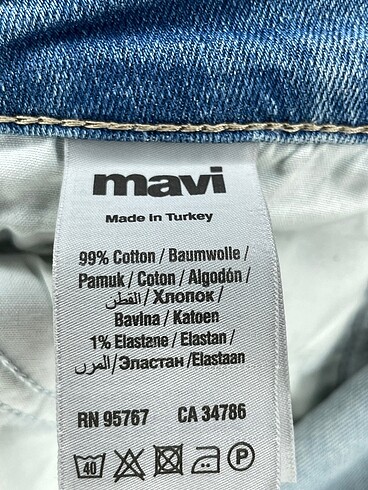 26 Beden çeşitli Renk Mavi Jeans Jean / Kot %70 İndirimli.