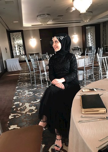 Tütülü Tesettür Abiye - Görsel 3