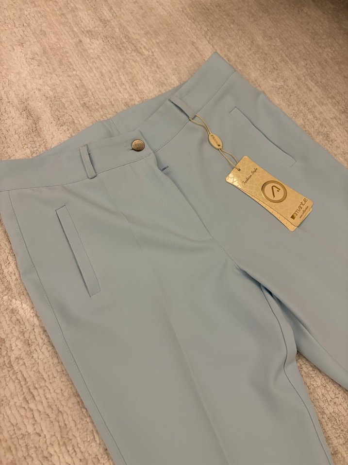 Kadın Midi Kumaş Pantolon - Görsel 2