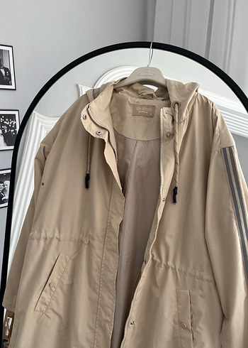 LC Waikiki Bej Midi Kadın Trençkot