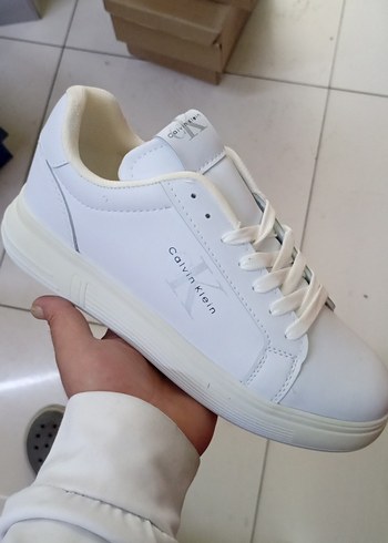 Diğer Calvin Klein Beyaz Minimal Sneaker