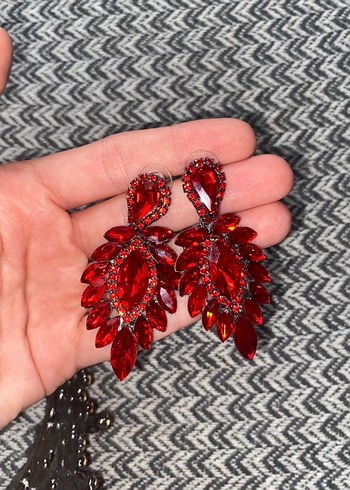 Kırmızı Payetli Taç Saç Aksesuarı - Görsel 2