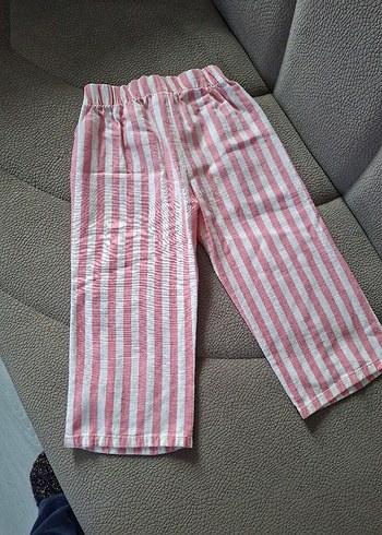 Lc Waikiki marka Kız Çocuk Çizgili Pantolon