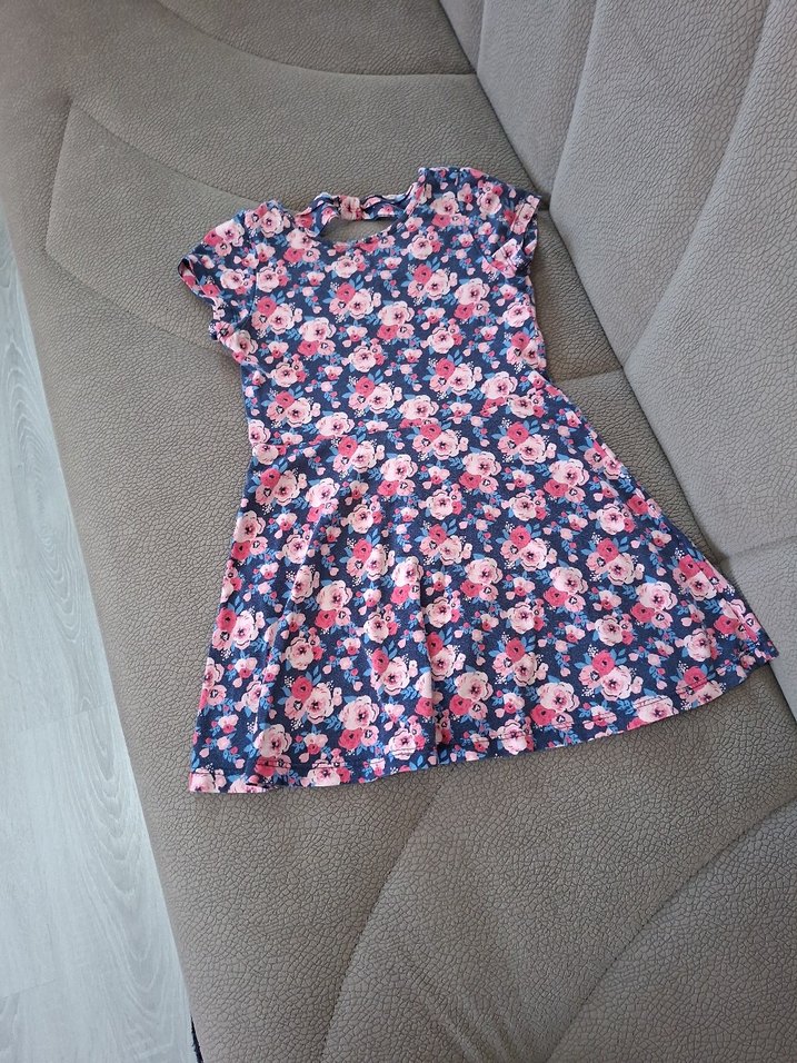 Kız Çocuk penye elbise - Görsel 2