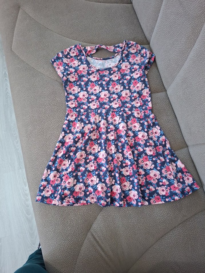 Kız Çocuk penye elbise - Görsel 4