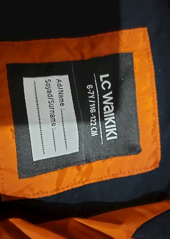 Erkek Çocuk Turuncu Fermuarlı Mont - Görsel 3