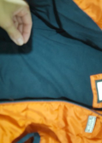 Erkek Çocuk Turuncu Fermuarlı Mont - Görsel 2