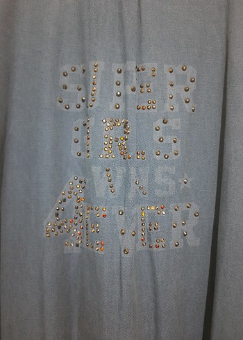 Düğmeli Uzun Mavi Denim Kadın Ceket - Görsel 7