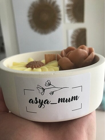 Beden Dekoratif mum