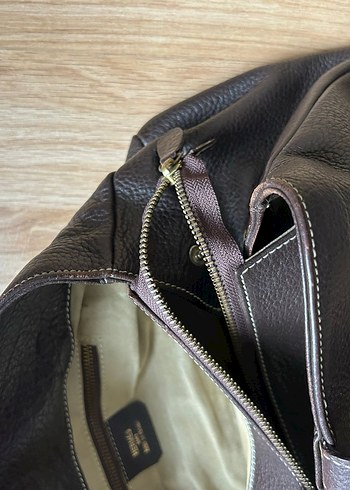 Hermes Kahverengi Deri Tokalı Kadın Çanta - Görsel 7