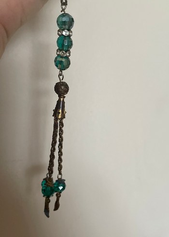 Koyu Turkuaz Bohem Erkek Tesbih - Görsel 2