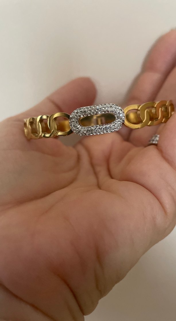 Çelik halka küpe ve bilezik - Görsel 3