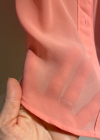 H&M şifon yavruağzı bluz - Görsel 3