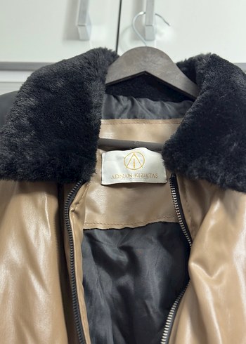 Kahverengi Deri Kürklü Erkek Ceket - Görsel 4