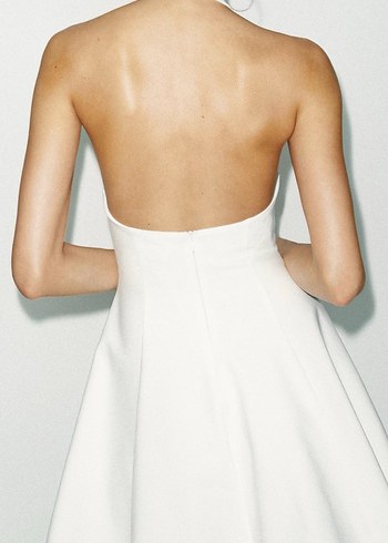 Kırmızı Zara Elbise - Görsel 11