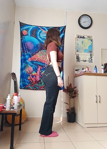 s Beden Levis Siyah Pantolon