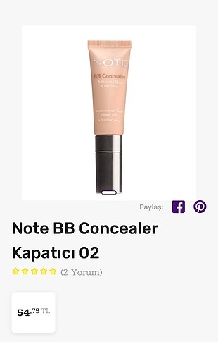 Note Note bb concealer 02