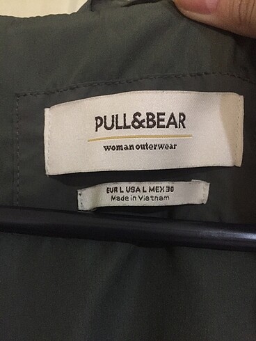 s Beden haki Renk pull&bear ince mevsimlik ceket