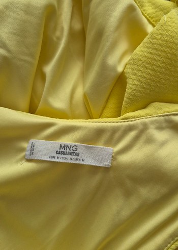 Sarı Kolsuz Mini Tulum - Görsel 3