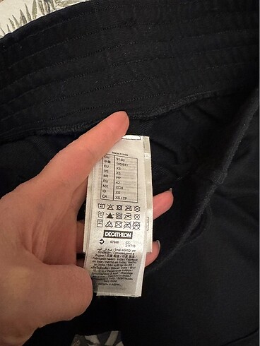 xs Beden siyah Renk Decathlon şort