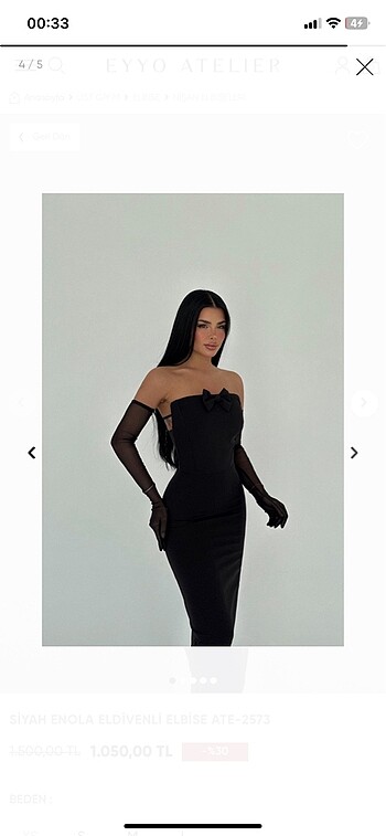 Eyyo eldivenli elbise - Görsel 3