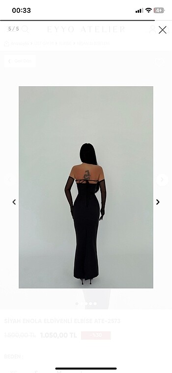 Eyyo eldivenli elbise - Görsel 5