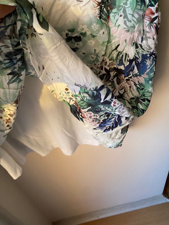 Bohem Tarz Midi Uzunlukta Salaş Desenli Etek - Görsel 3