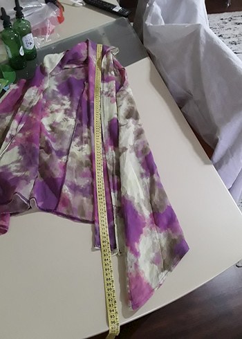 Bohem Mor Dökümlü Kadın plaj kıyafeti - Görsel 5