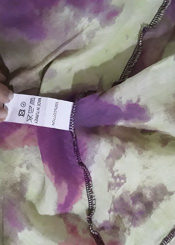 Bohem Mor Dökümlü Kadın plaj kıyafeti - Görsel 6