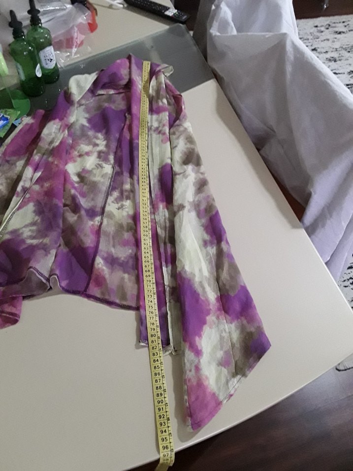 Bohem Mor Dökümlü Kadın plaj kıyafeti - Görsel 5