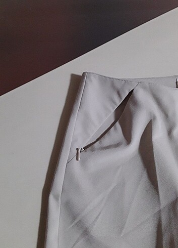 H&M Bej rengi kumaş pantalon