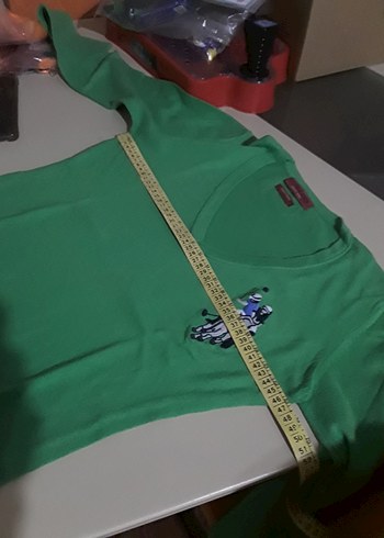 Yeşil V Yaka Uzun Kollu Kadın Kazak - Görsel 4