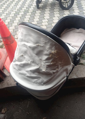 Siyah Gri Bebek Arabası Seti - Görsel 6