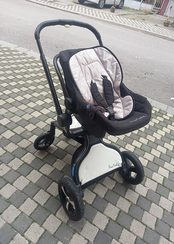 Siyah Gri Bebek Arabası Seti - Görsel 2