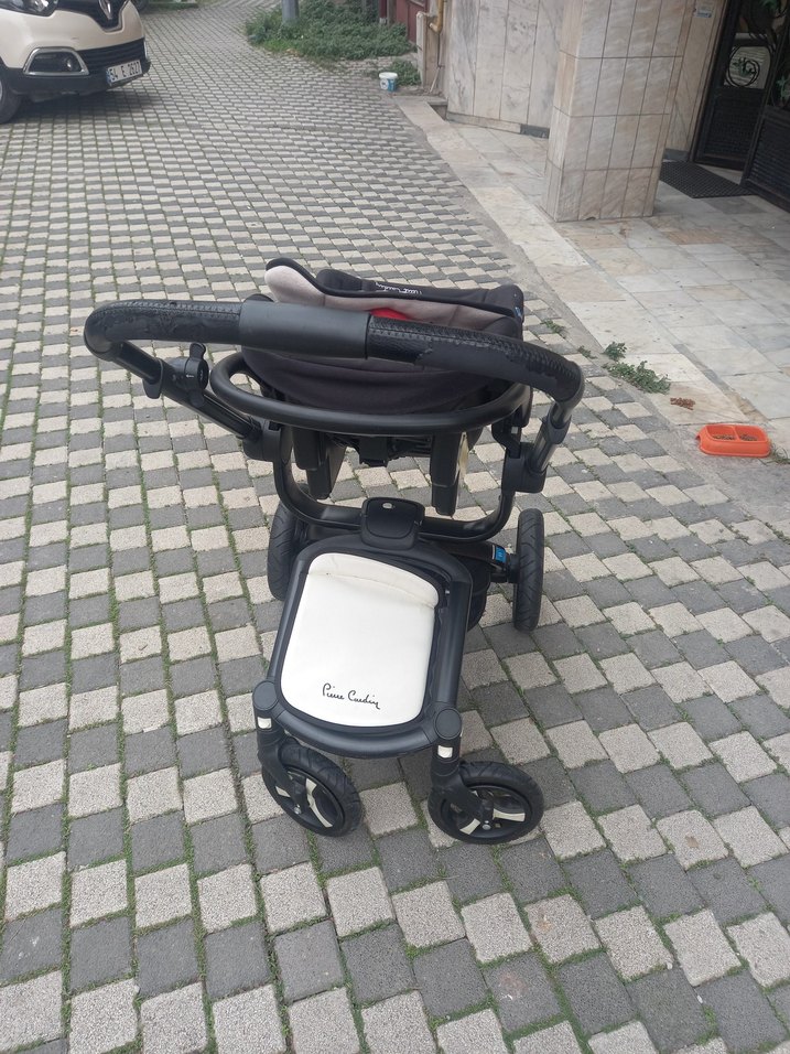 Siyah Gri Bebek Arabası Seti - Görsel 5