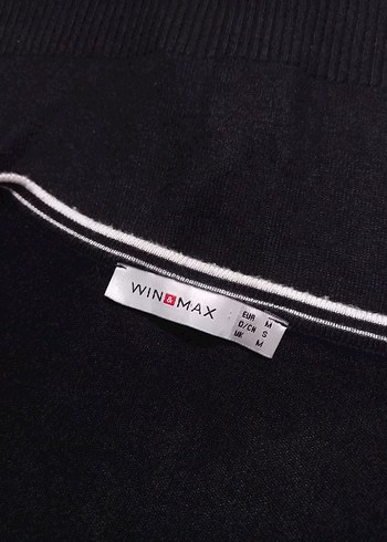 V Yaka Siyah Düğmeli Kısa Kollu Bluz Hırka - Görsel 2