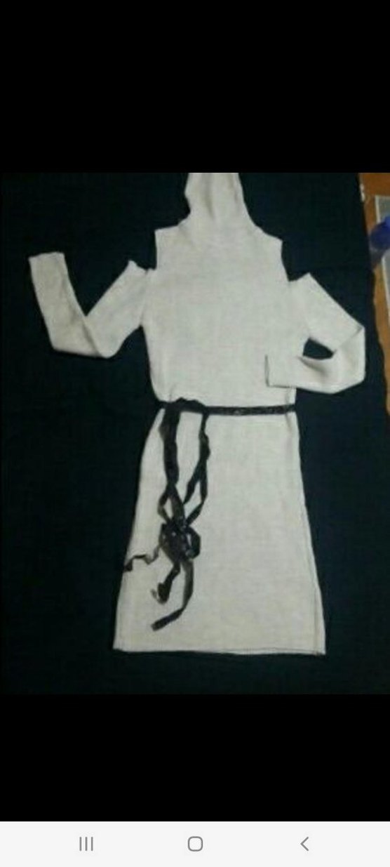 Bej Yünlü Uzun Kollu Triko Elbise - Görsel 2